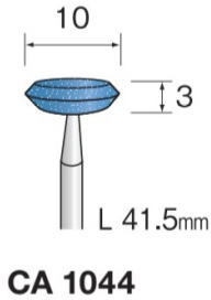 樂天商城 - Minimo（ミニター）軸付き砥石　ブルー砥石　軸径2.34　10本入