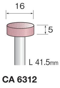 Minimo（ミニター）軸付き砥石　PAピンク砥石　軸径6.0　10本入