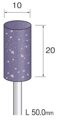 乐天商城 - Minimo（ミニター）研削用軸付きゴム砥石　ミディアム　WA材　軸径3.0　10本入