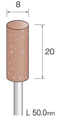 樂天商城 - Minimo（ミニター）研削用軸付きゴム砥石　ハードタイプ　WA材　軸径3.0　10本入