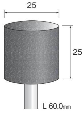 Minimo（ミニター）特殊弾性砥石　PVA砥石　軸径6.0　10本入