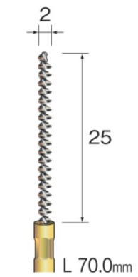 樂天商城 - Minimo（ミニター）スパイラルホールブラシ　真鍮　軸径3.0