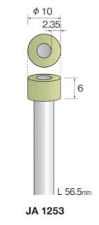 Minimo（ミニター）精密研削工具　ビトリファイドダイヤモンドバー　軸径6.0