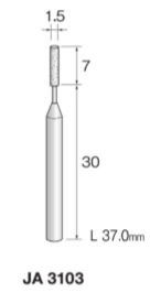 乐天商城 - Minimo（ミニター）精密砥石　WA砥粒　軸径3.0　5本入