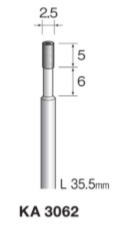 樂天商城 - Minimo（ミニター）電着ダイヤモンドコアドリル　2.5mm　軸径3.0