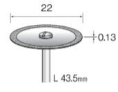 樂天商城 - Minimo（ミニター）ダイヤモンドカッティングディスク　電着　22mm　軸径3.0