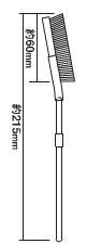 チャンネルブラシ　ステンレス線　ストレート　線径0.2mm