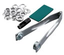両面ハトメパンチ 10mm(#25) アルミハトメ 15組入51217