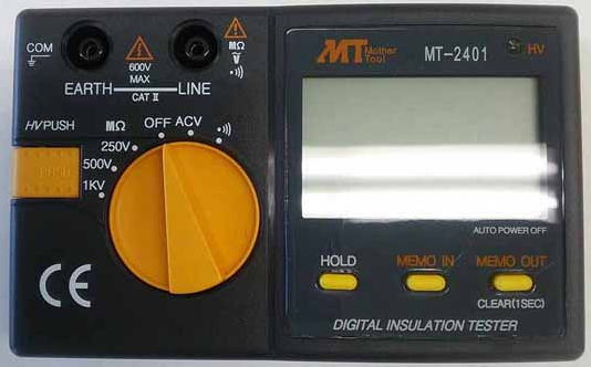 Mother Tool(マザーツール)デジタル絶縁抵抗計MT-2401