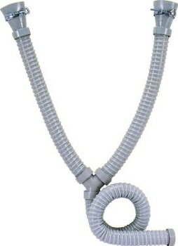 カクダイ　流し台用排水ホース　W管　差し込み式