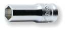 Ko-ken(コーケン) Z-EAL 1/4(6.35mm)セミディープソケット(6角タイプ) 6mm 2300XZ-6