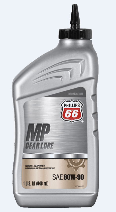 Phillips 66(フィリップス 66)　MP Gear Lube(MPギヤループ) マルチパーパス自動車用ギヤオイル　80W-90　0.95L