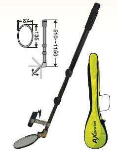 LEDライト付き　点検ミラー　S型
