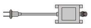 ●定格容量：40VA ●推奨値：36VA ●最大2次電流：1.6A ●長さ： 1.8m ●質量：1.27kg ●定格1次電圧：AC100V ●定格2次電圧：AC24V&nbsp;&nbsp;&nbsp; &nbsp; ●連結型イルミネーションは簡単に組み立て、取り外しが可能です ●レイアウト・設計変更にも対応 ●より安全性を高めた、AC-ACアダプター方式採用 ●種類の異なる発光部品を同じ系統にまとめる事も可能&nbsp;&nbsp; 組み合わせによる接続容量の計算が必要になります &nbsp;　　　　　　　　　　　　　　　　　　　　　　　　　&nbsp;&nbsp;&nbsp; &nbsp; &nbsp; &nbsp;電源（必須部品） 定格容量にバラツキが有りますので容量の、90％が推奨です&nbsp; 推奨値以下になる様組み合わせて下さい &nbsp;　　　　　　　　　　　　　　　　　　　　　　　　　　&nbsp;&nbsp;&nbsp; &nbsp; こちらは、容量に関係ありません 　　　　&nbsp;&nbsp; &nbsp;　　　　　　　　　　　　　　　　　　　　　　　　　　　 &nbsp; &nbsp;&nbsp;&nbsp; &nbsp;　 発光制御（整流器、コントローラー）は　必須部品になります &nbsp;&nbsp; 　　　　　　　　　　　　　　　　　　　　　　　　　　　　&nbsp; &nbsp;&nbsp;&nbsp;&nbsp; &nbsp; &nbsp; &nbsp;&nbsp;カーテン接続には、必須部品です &nbsp; &nbsp; &nbsp;&nbsp; &nbsp;&nbsp;&nbsp; LEDフォール専用部品です &nbsp; &nbsp; &nbsp; &nbsp; &nbsp; サンプル組み合わせ