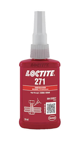 LOCTITE(ロックタイト)　ねじ部品用嫌気性接着剤　271　高強度・低粘度　50ml