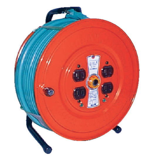 TRUSCO(トラスコ)コードリール50m(単相100V)(VCTソフトケーブル仕様)