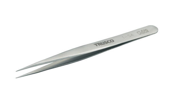 TRUSCO(トラスコ)耐酸耐磁ピンセット 120mm 1-SA