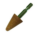 六角軸 軸付砥石 金属用(WA) 傘型 Φ20x30mm