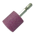 六角軸 軸付砥石 金属用(PA) 円筒型 Φ25x25mm