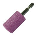 六角軸 軸付砥石 金属用(PA) 円筒型 Φ25x38mm