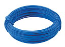 TRUSCO(トラスコ)ビニール被覆カラー針金(小巻き)線径:0.9mm×長さ:15m 青色