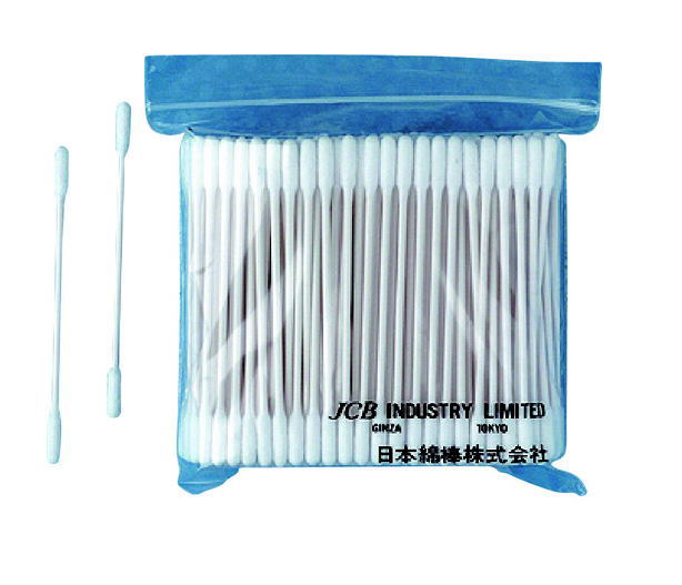 日本綿棒　工業用綿棒　綿径約3.2mm／紙細軸 200本入