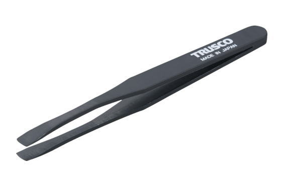 TRUSCO(トラスコ)プラスチック製ピンセット　120mm(先丸平型)　TPP-234 1