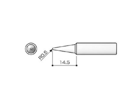 白光(HAKKO)小型温調式はんだこて用 交換コテ先 T18-B