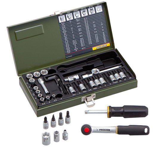 PROXXON(プロクソン)37点精密ソケットレンチセット　1/4