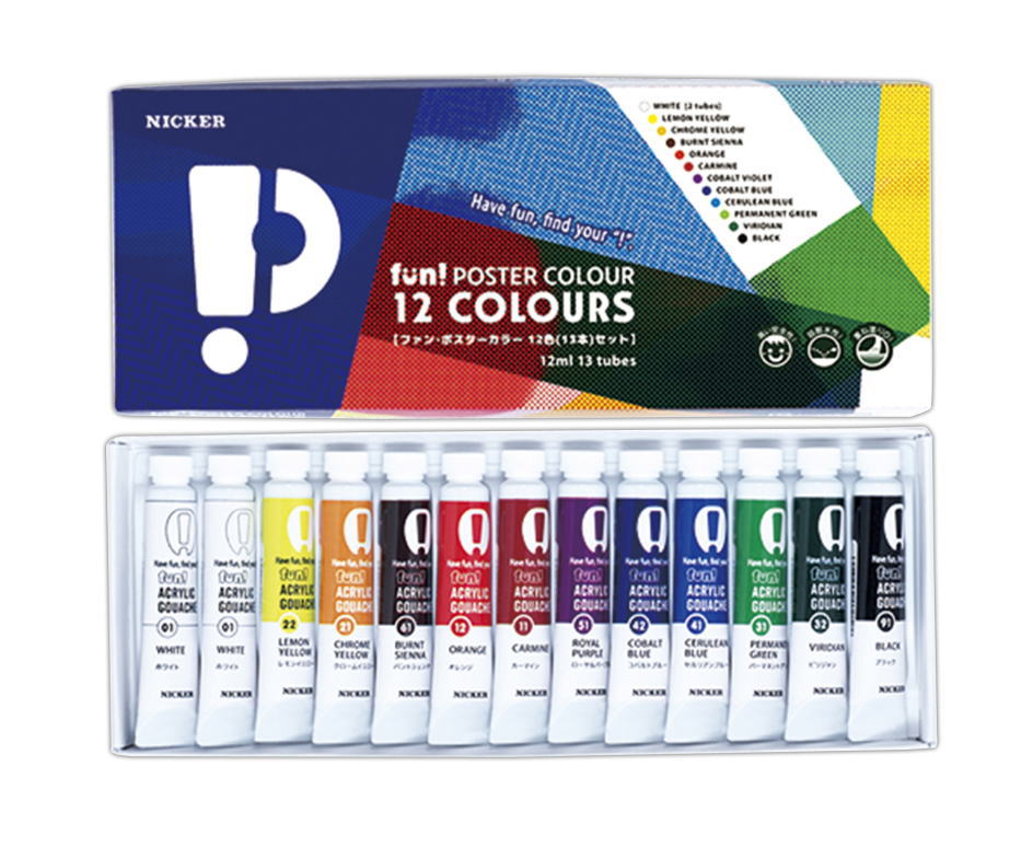 ニッカー　FPC12色13本セット（紙箱）　FPN13