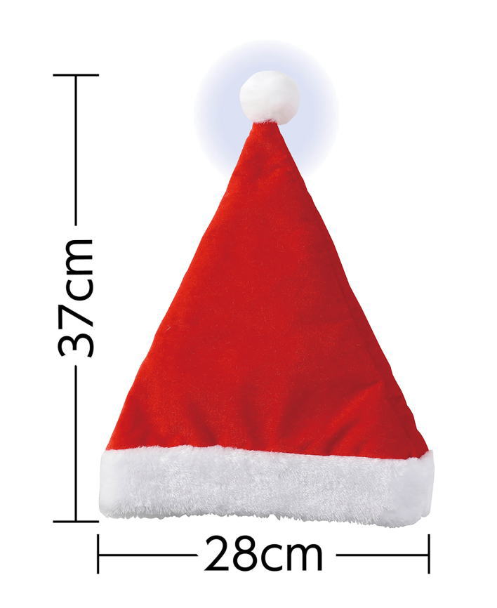 アーテック　クリスマスサンタ帽子（大人用）