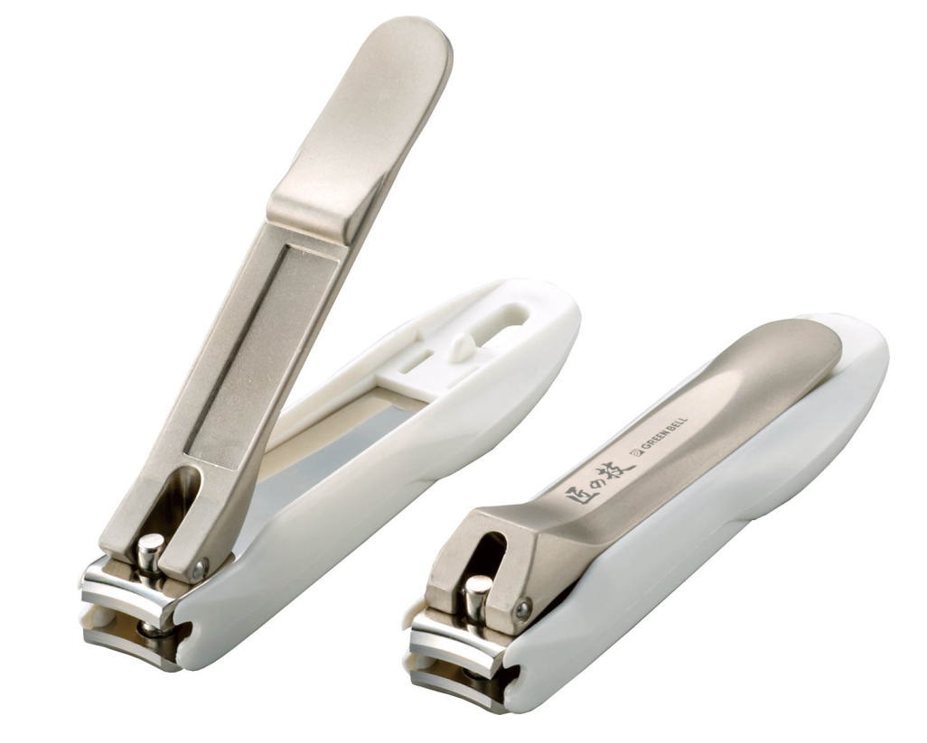 GREEN BELL　匠の技　刃間の広いステンレス製爪切り　G-1203