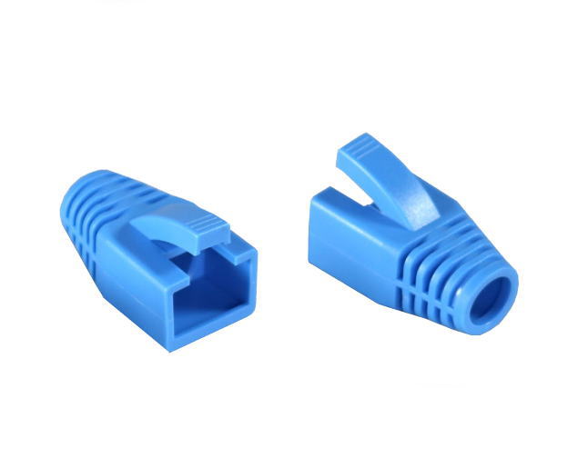 JEFCOM　モジュラープラグカバー(CAT6A太LAN用)　25個入　MJC-875BL