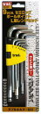 Trad Hand tools 9pcs.ステンレス六角棒レンチセット セミロング TSH-9M