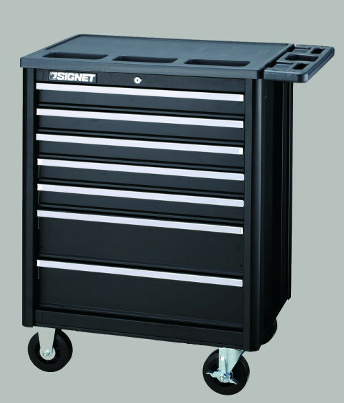 SIGNET(シグネット)　ヘビーローラーキャビネット　7段　マットブラック