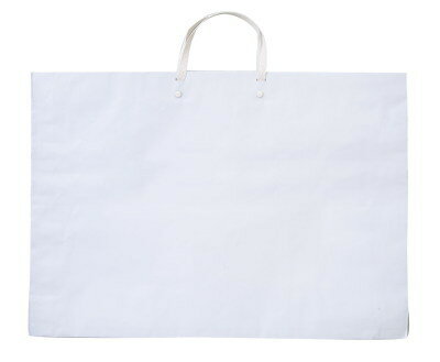 作品バッグ　紙製　白