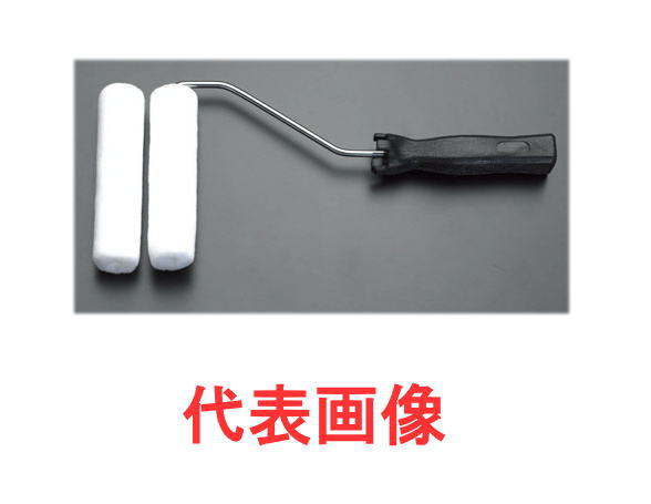 ハンドルサイズ：100(W)×300(L)mm軸径：6mm毛丈：10mmローラー刷毛2本入延長ポール取付可能(EA109NB-101〜103)