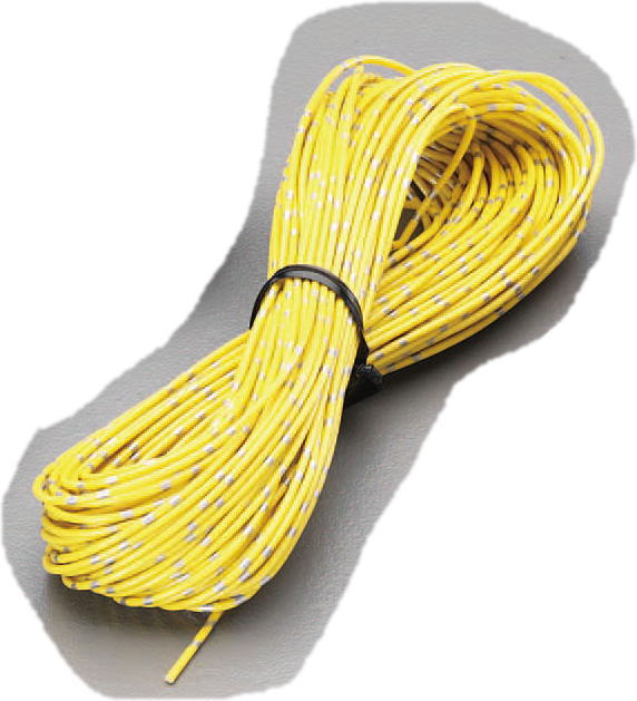 自動車用コード　0.3mm×25m　黄色