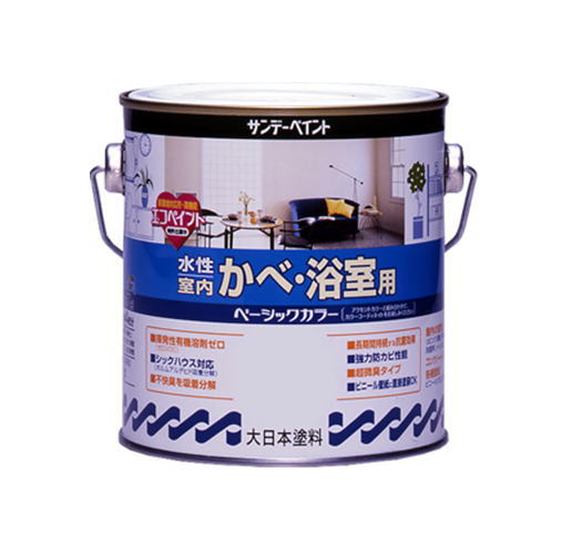 サンデーペイント　カベ・浴室用水性塗料　アイボリー　700ml