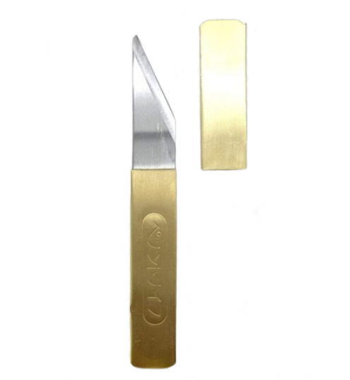 ペナント　切出しナイフ　真鍮サヤ付き　SS
