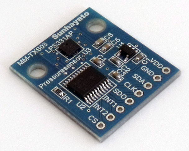 サンハヤト(Sunhayato)　気圧・温度センサー(レベル変換IC付き)モジュール　MM-TXS03