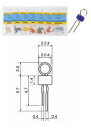 サンハヤト(Sunhayato) オシロスコープ用チェック端子 0.8mm 白 20個入り SLC-3-G-白