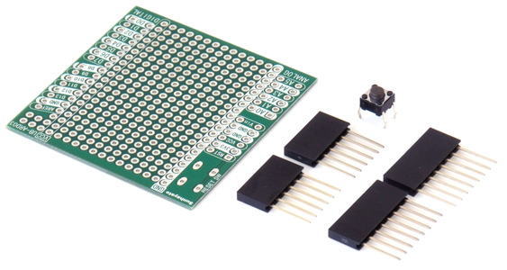 サンハヤト Sunhayato Arduino用ユニバーサル基板 UB-ARD03-P スタック用ピン付属