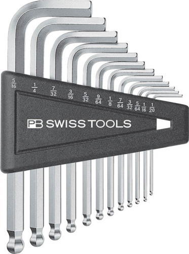 乐天商城 - PB SWISS TOOLS　ボール付六角棒レンチセット(インチ) 212ZH-12