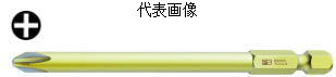 ●強度と精度に優れた差込角1/4&quot;(6.35mm)の段付きロングプラスビットです ●ボール溝中心から後端までの長さ：9.5mm 品番 サイズ 全長(mm) 軸長(mm) 軸径(φmm) E6L-190-1 #1 95 70 5 E6L-190-2 #2 6 E6L-190-3 #3 6.25