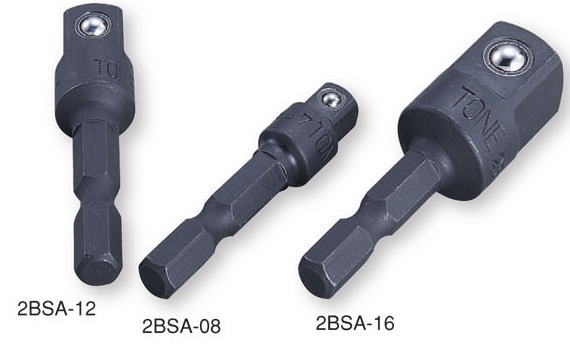 トネ(TONE)充電式電動ドリル用ソケットアダプター　6.35mm2BSA-08
