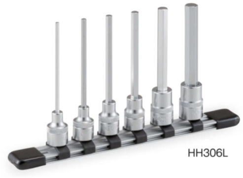 トネ(TONE)9.5(3/8 )ロングヘキサゴンソケットセット(ホルダー付)HH306L
