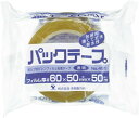 TERAOKA(寺岡製作所) パックテープ No.451 50mm幅×50m長×0.09mm厚 クリーム
