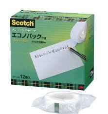 樂天商城 - 3M(スリーエム)　スコッチ　メンディングテープ　18mm幅×30m長×0.058mm厚　巻芯径24mm(エコノパック)　12巻