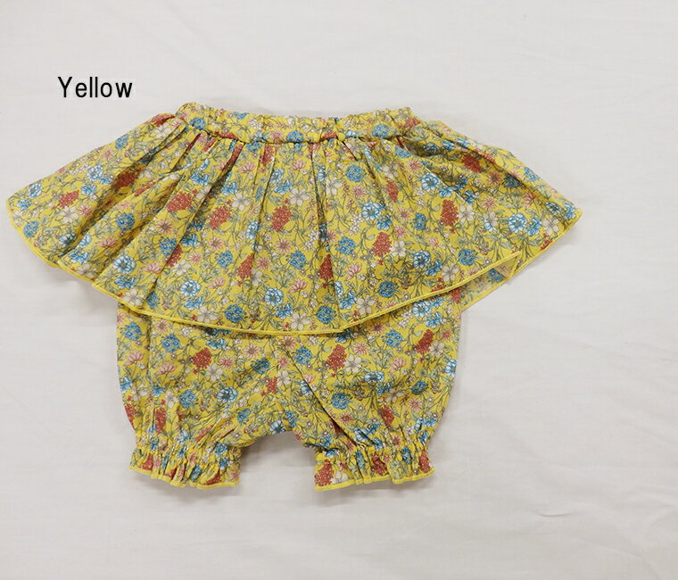 真夏の大人小花柄バルーンパンツ付きスカート(80cm90cm95cm100cm)スカッツ日本製